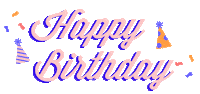 Wishing Happy Birthday Sticker