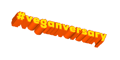 One Year Vegan Sticker by Aquafaba Test Kitchen