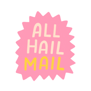 thebritdrotshop giphyupload delivery mail happy mail Sticker