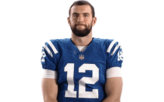 Andrew Luck No Sticker by Indianapolis Colts