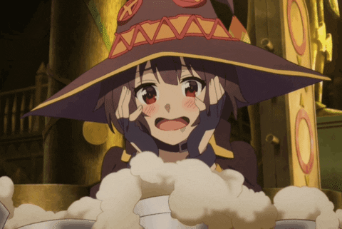 Chuywaka giphyupload happy beer konosuba GIF
