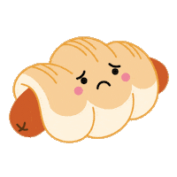 Sad Sausage Sticker by theweebean