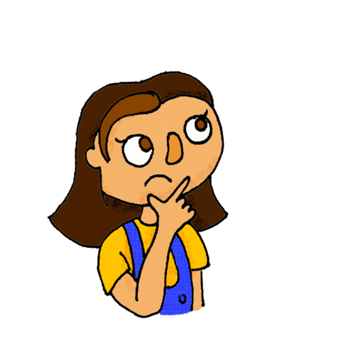 BonnieCreativePT giphyupload illustration thinking question Sticker