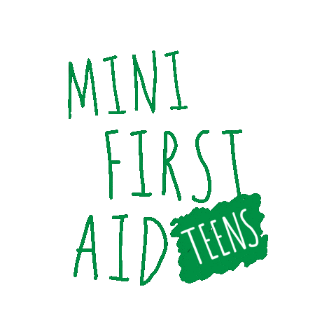 First Aid Teenagers Sticker by Kate Ball