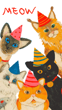 Happy Cat Sticker by camphollow