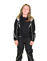 YouthABA racing karting head bang gfm Sticker