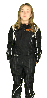 YouthABA racing shrug karting gfm Sticker