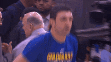 warming up golden state warriors GIF by NBA