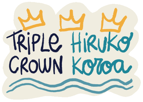 Triple Crown Swim Sticker by KOKOAK Eider Eibar