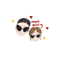 Ohm Happywedding Sticker