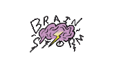Idea Brainstorm Sticker by Lesley_CAA
