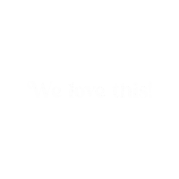 We Love It Sticker