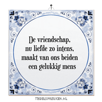 Support Spreuk Sticker by Tegelspreuken.nl