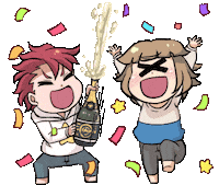 Celebrate Happy New Year Sticker by Jin