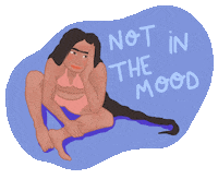 Bored Mood Sticker