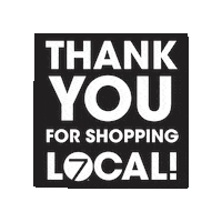 Shop Local Sticker by SEVEN haircare