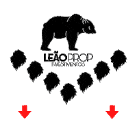 Bear Queda Sticker by Leao Prop Investimentos