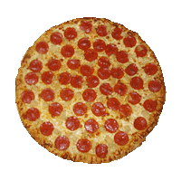 hungry pizza STICKER by imoji