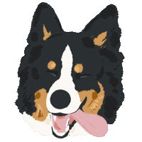 Happy Dog Sticker