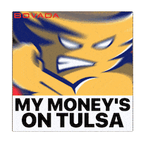 Tulsa Golden Hurricane Tu Sticker by Bovada