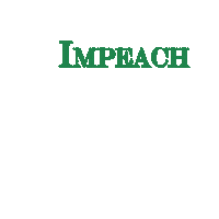 Trump Impeach Sticker by Dinaaaaaah