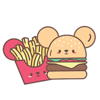 Food Bear Sticker by MOZOMOZO もぞもぞ
