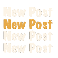 New Post Sticker