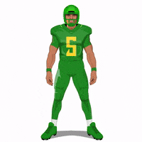 Be Quiet Oregon Ducks GIF by Panini America