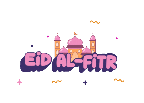 Praying Eid Al Fitr Sticker