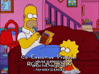 looking homer simpson GIF