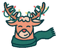 Merry Christmas Winter Sticker