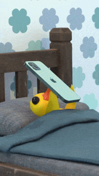 PackyDuck reaction wow animal yellow GIF