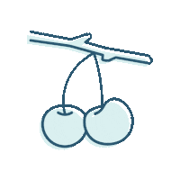 getrealsleep illustration digital art cherries Sticker