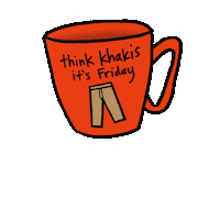 Dockers dockers think khakis its friday Sticker