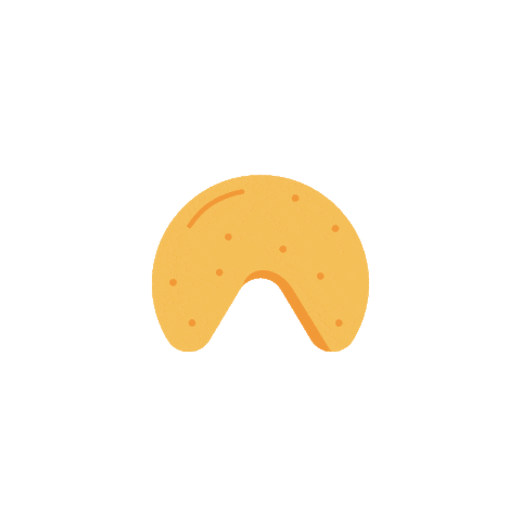 Fortune Cookie Sticker by MIMO