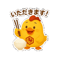 torikara とりから君 いただきます 唐揚げ torikara Sticker