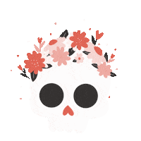 Halloween Skull Sticker