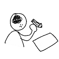 Sad Art Sticker by Petit Pied