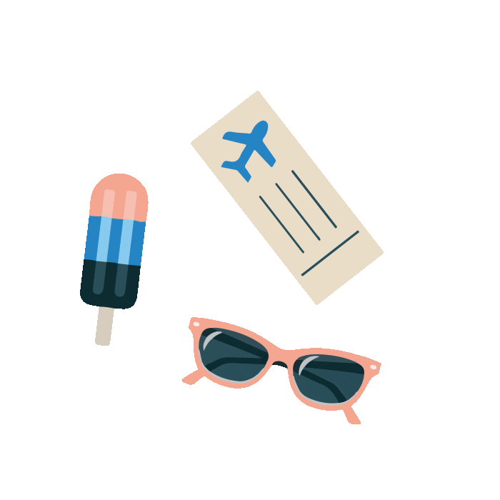 niu-and-you giphyupload summer sunglasses icecream Sticker