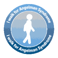 I Walk For Sticker by Angelman Syndrome Foundation
