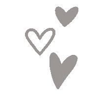 Black And Gold Hearts Sticker by Purdue University