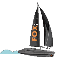 foxiboat waves boat air boats Sticker
