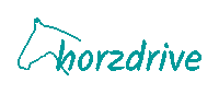 horzdrive horsetrailer pferdeanhänger horzdrive verladetraining Sticker