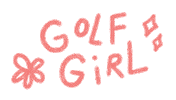 Girl Golf Sticker by Catharina Stewart