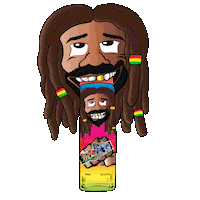 Winston Rasta Sticker by irieice