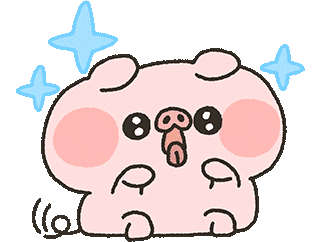 Happy Pig Sticker