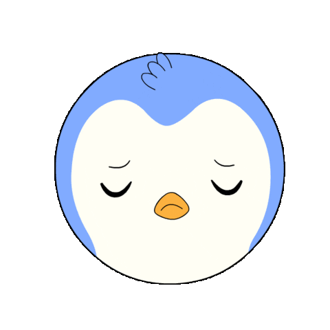 Sad I Miss You Sticker by Pudgy Penguins