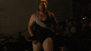 SHWAWrestling pose entrance cutter clothesline GIF