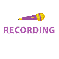 Recording On Air Sticker by Podcast Assistance