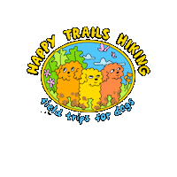 Happytrailshikingla  Sticker